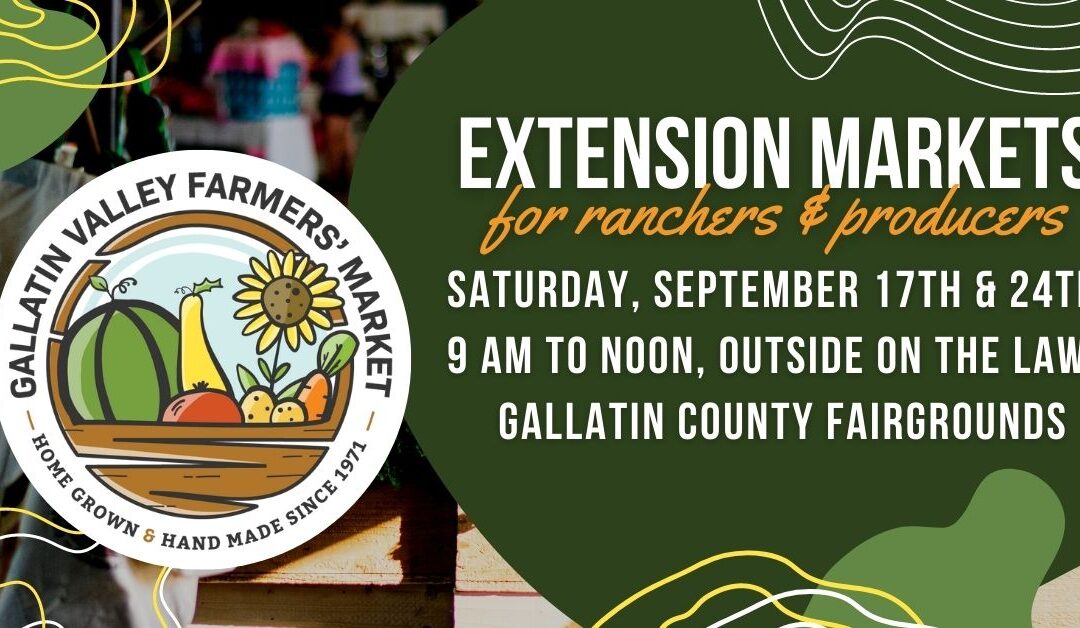 Extension Markets – September 17th & 24th